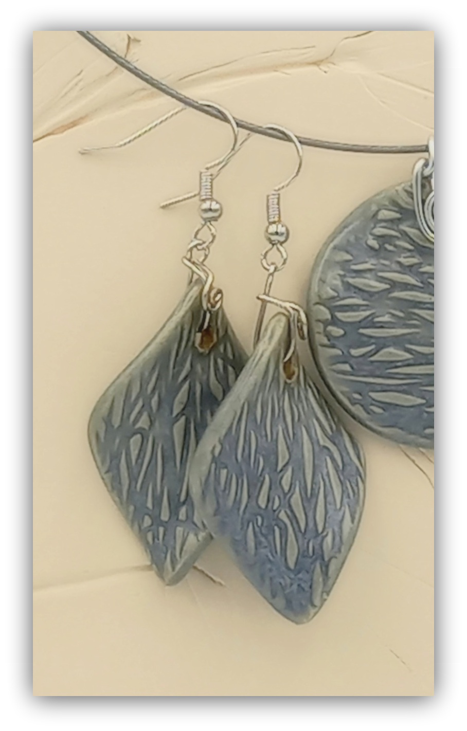 Earrings "Blue moon"