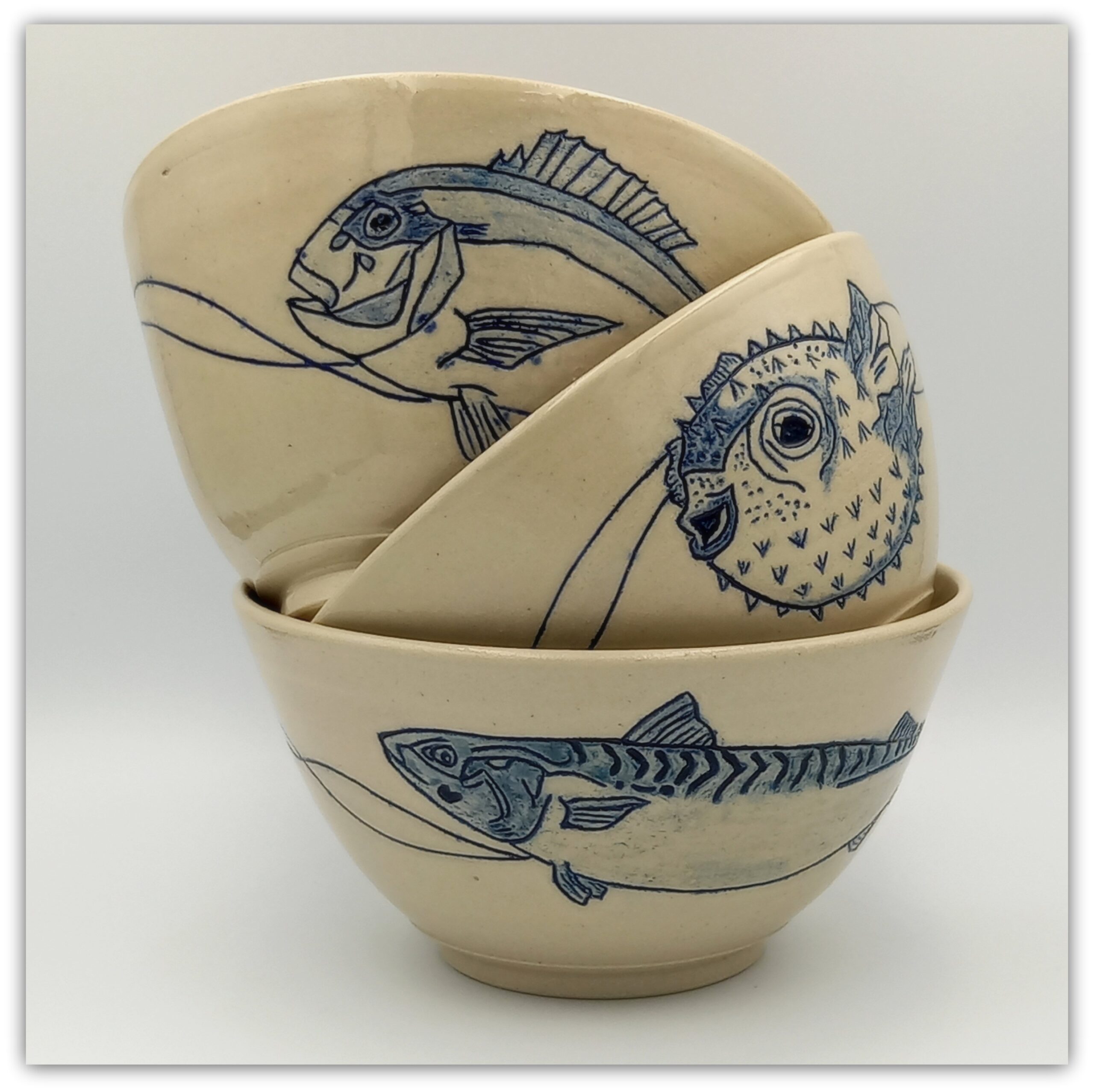 Fish Bowl size L "sea bream" - Image 7