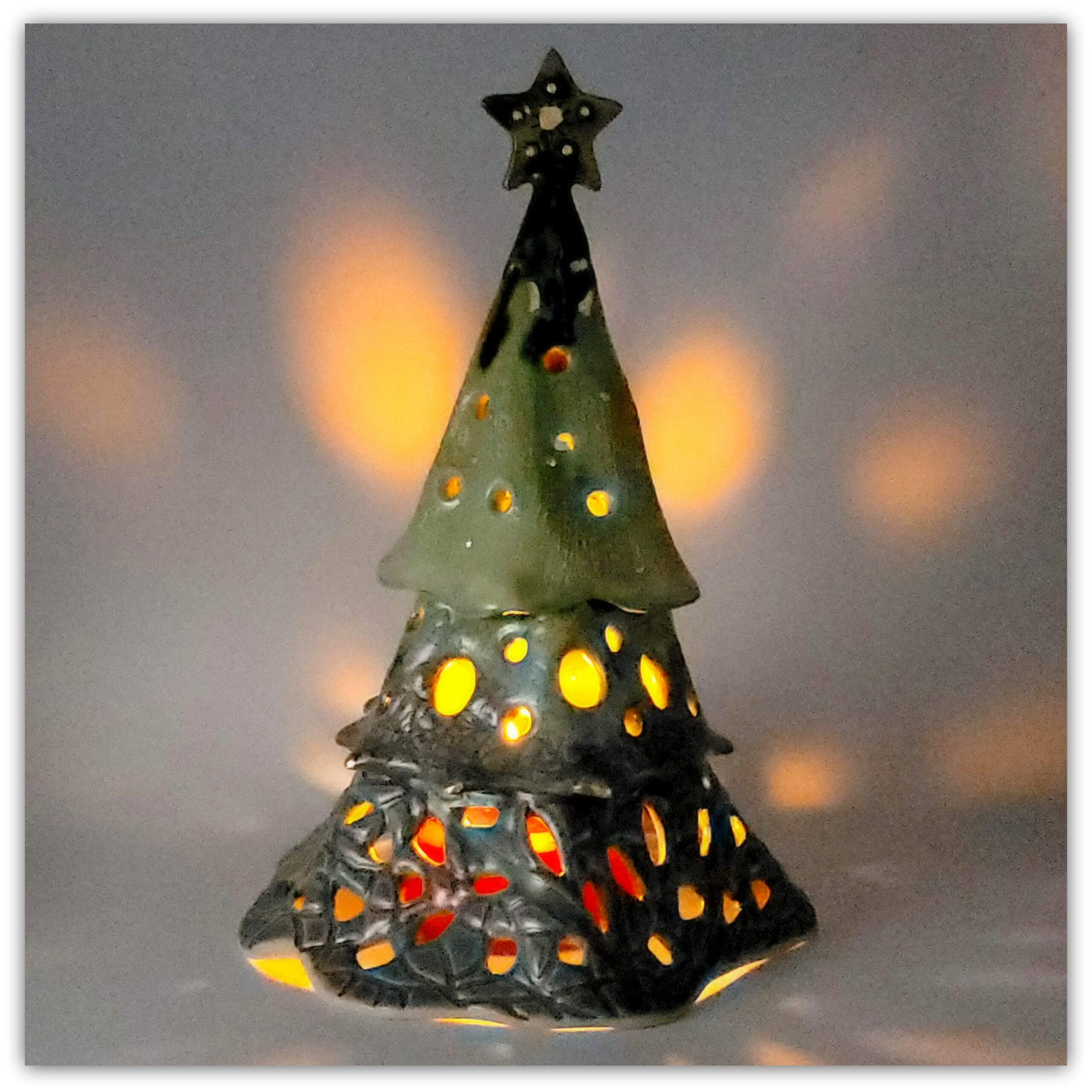 Christmas tree L " Blue farytale" - Image 2