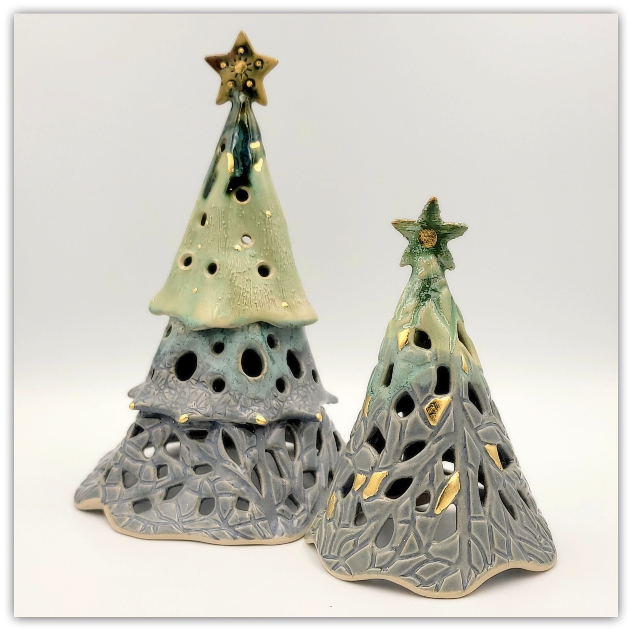 Christmas tree L " Blue farytale" - Image 6